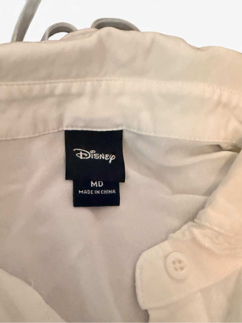 Disney Tops | Alice in Wonderland White Button-Front Top with Embroidery - Picture 3 of 4